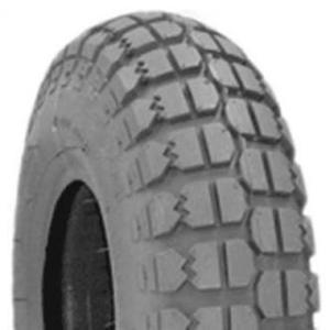 Foam Filled Tire with Rounded Tread, 3-1/4 to 3-1/2 Inch Bead to Bead, 4.00-6