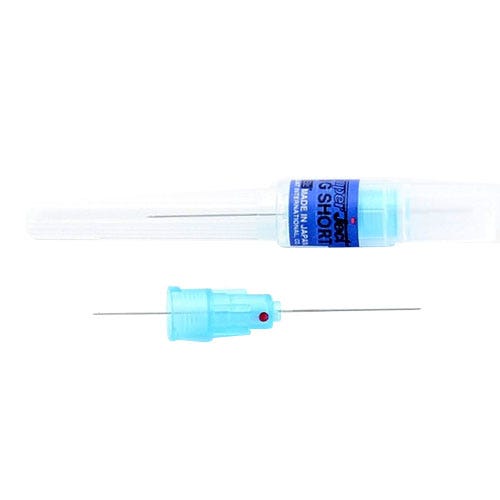 Superject™ Dental Needle, 30 G Short (21mm), Plastic Hub, Blue - 100/Box