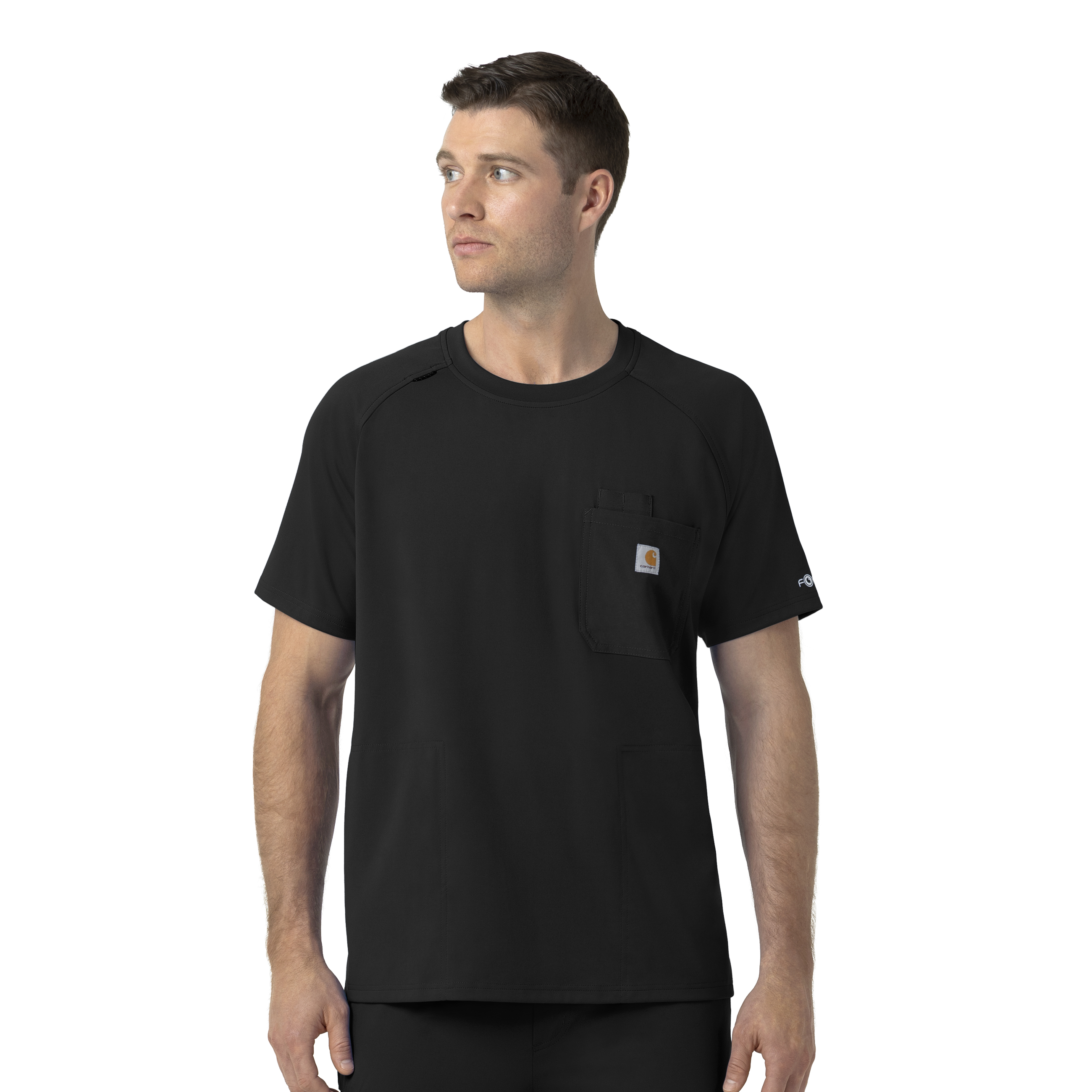 Force Cross-Flex Knit Men‘s Crew Neck Scrub Top-Carhartt