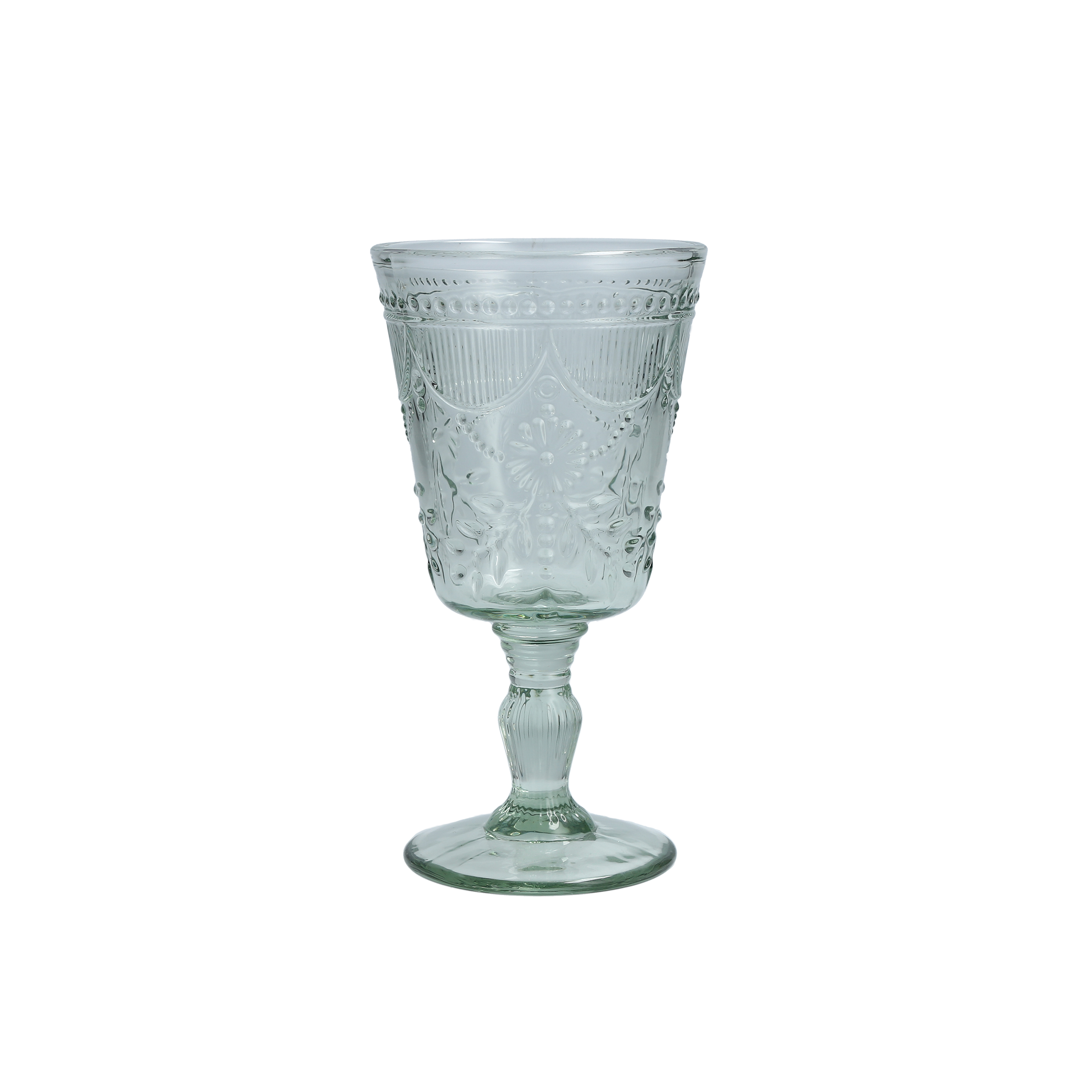 Debutante Green Water Glass 10oz