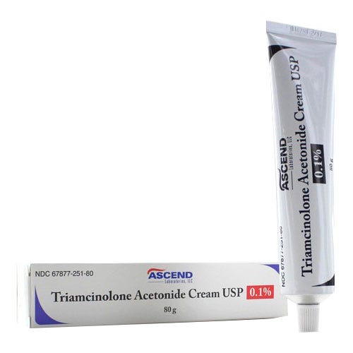 Triamcinolone Acetonide Cream, 0.1%, 80gm Tube