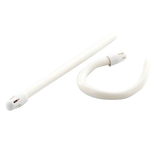 Comfort Plus® Saliva Ejectors, White w/White Unscented Tip - 100/Bag