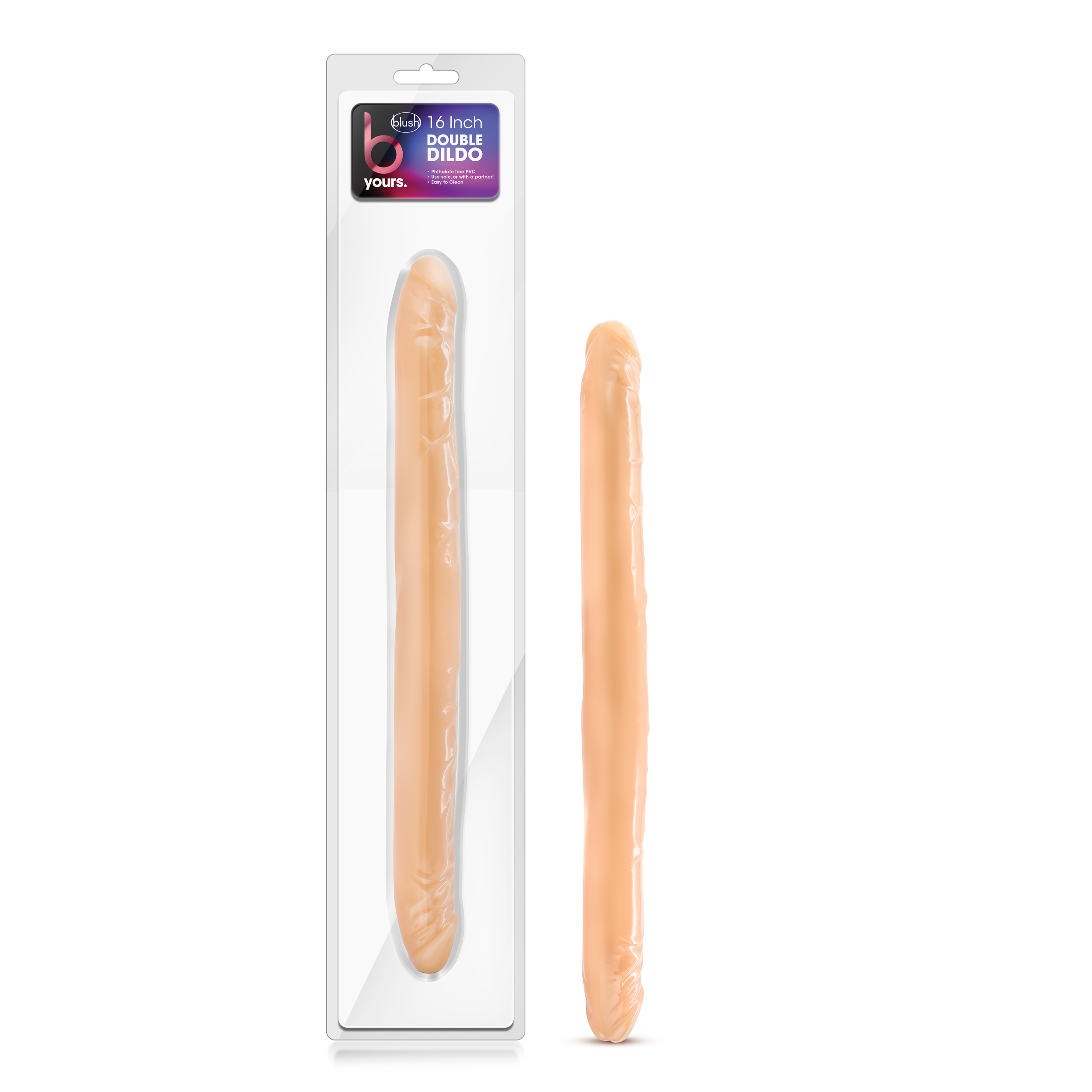 Blush B Yours Beige 16-Inch Long Dildo