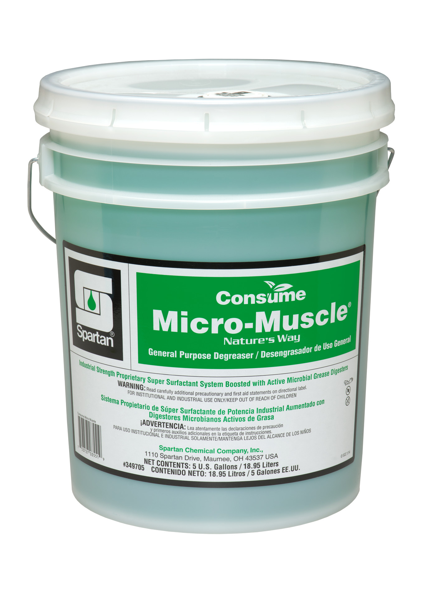 Spartan Chemical Company Consume Micro-Muscle, 5 GAL PAIL
