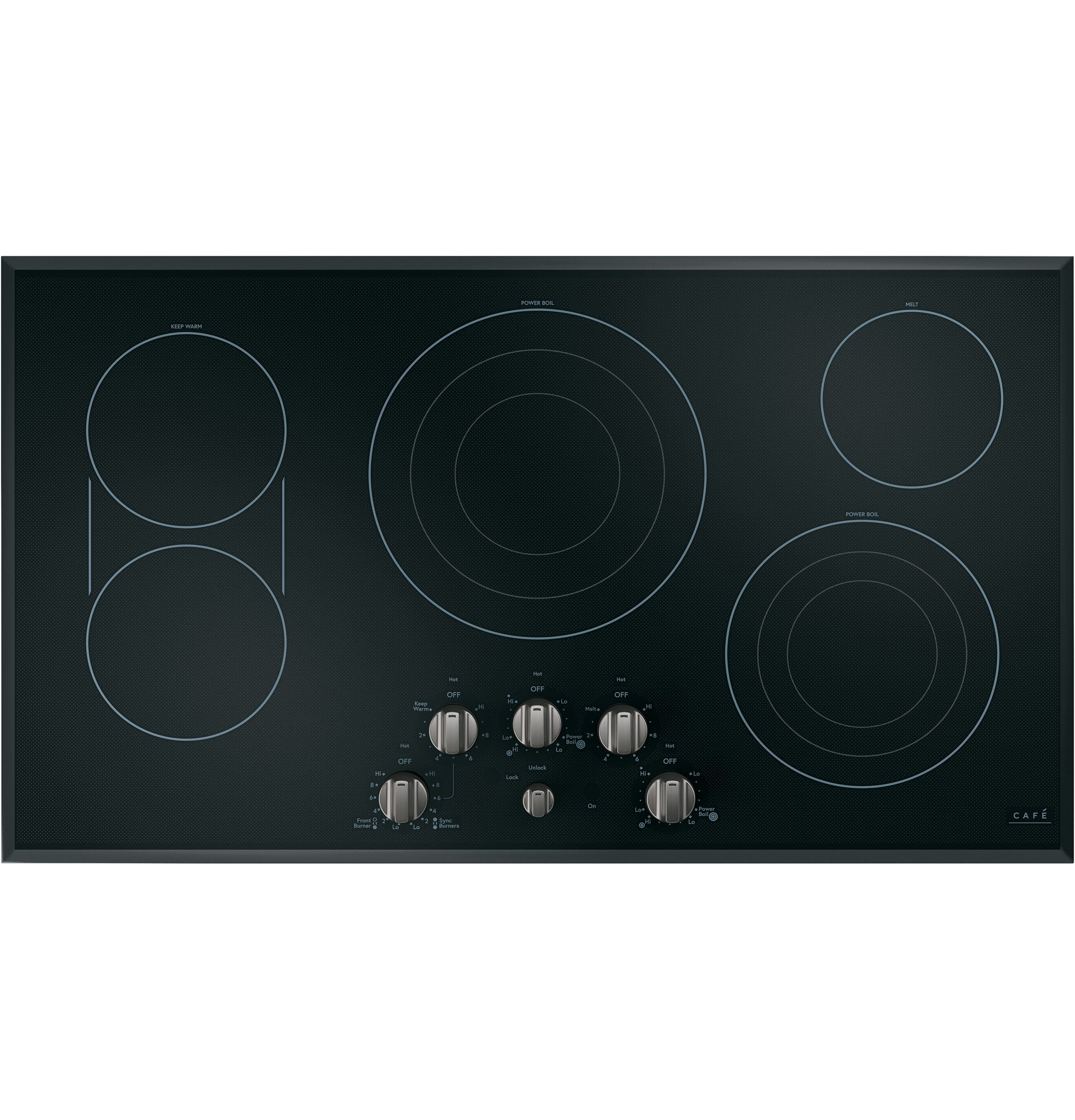 Knobs for Elec Cktps Brushed Black For use w/ Elec Cktps — Not Connectable view 3