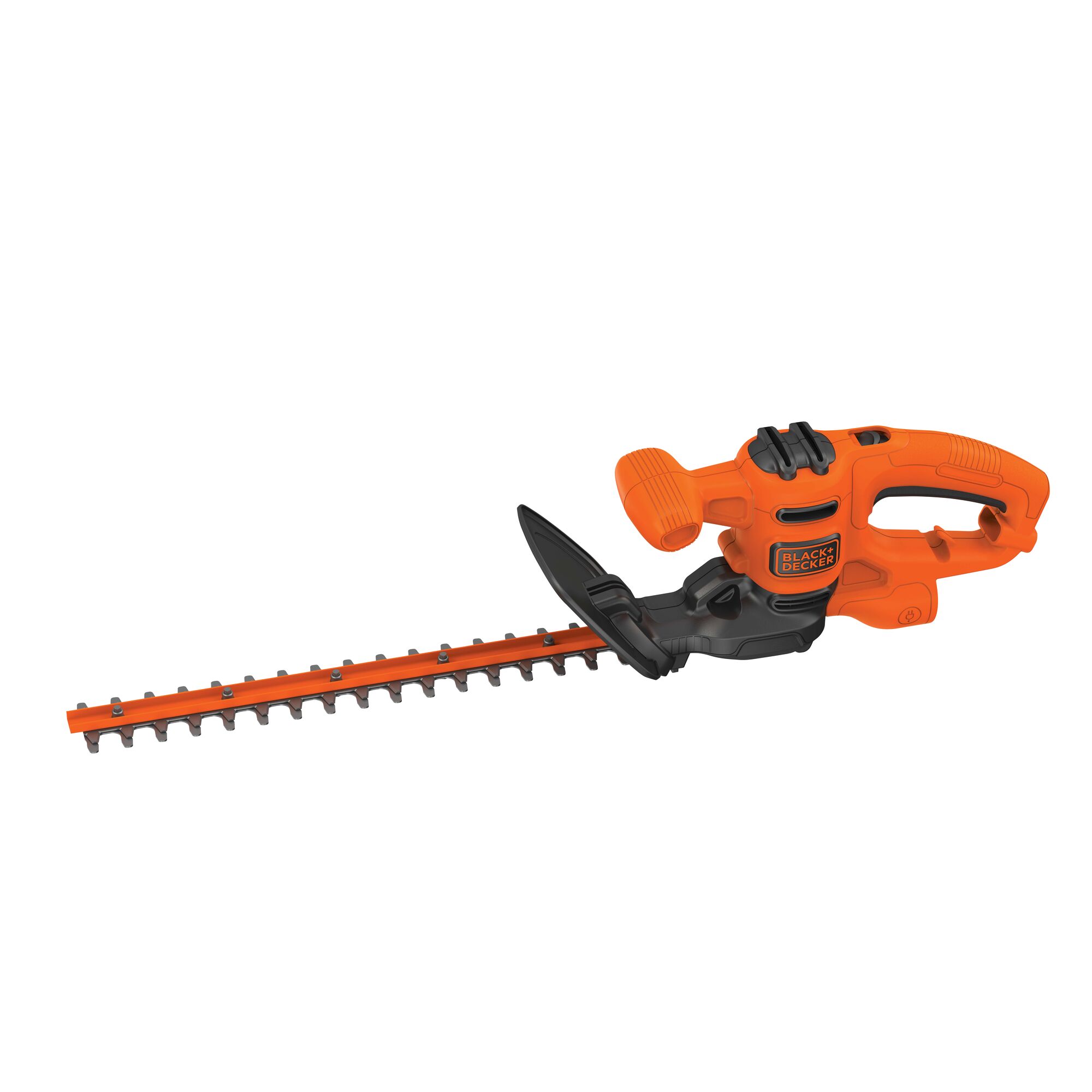 Profile of 16 inch electric hedge trimmer.
