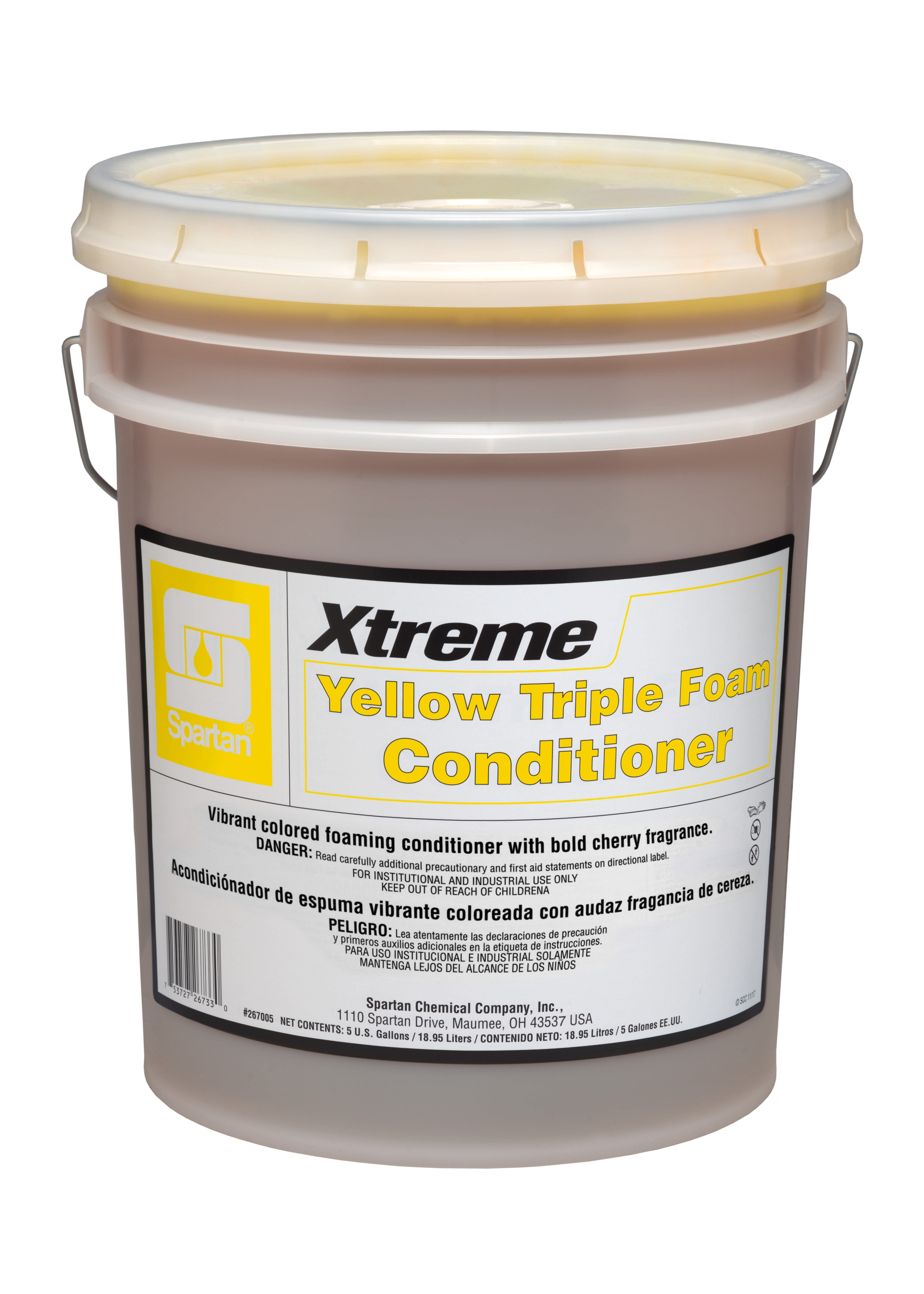 Spartan Chemical Company Xtreme Yellow Triple Foam Conditioner, 5 GAL PAIL