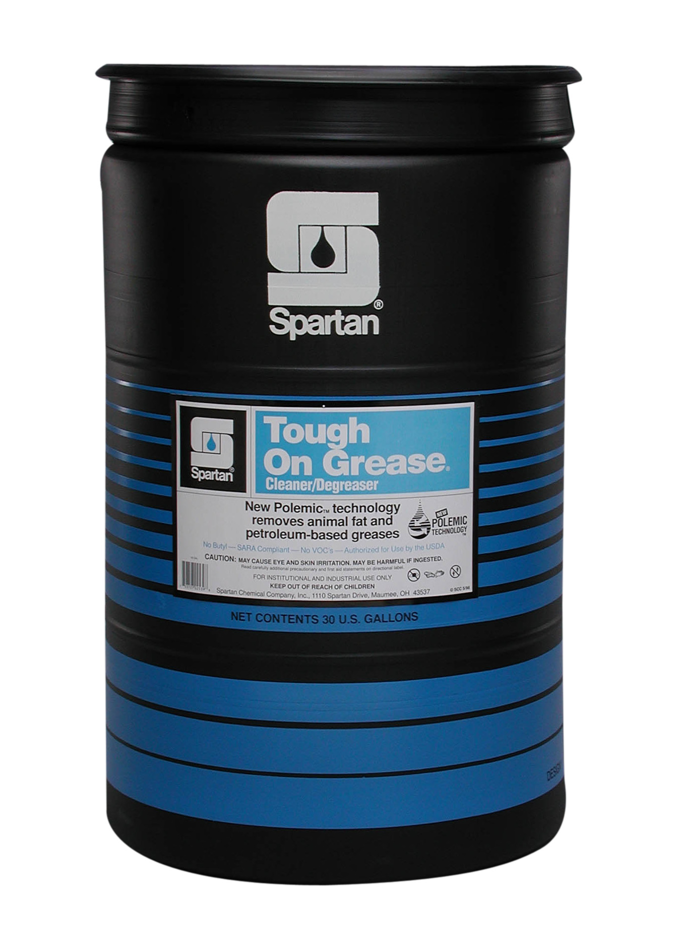 Spartan Chemical Company Tough on Grease, 30 GAL DRUM