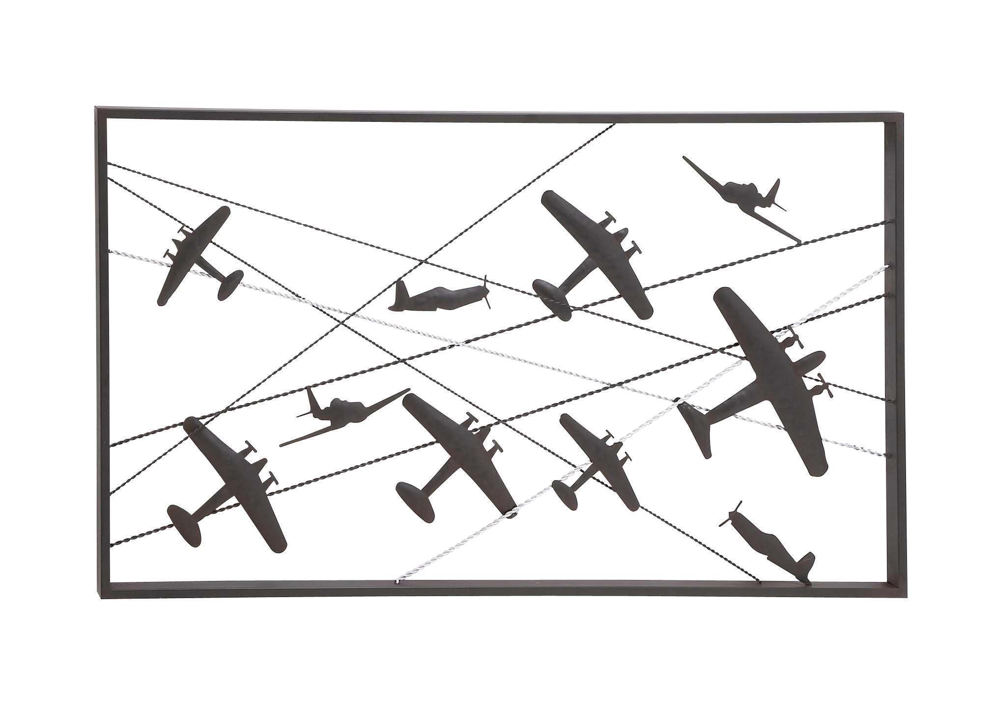 metal  wall decor, 1" x 42" x 24"