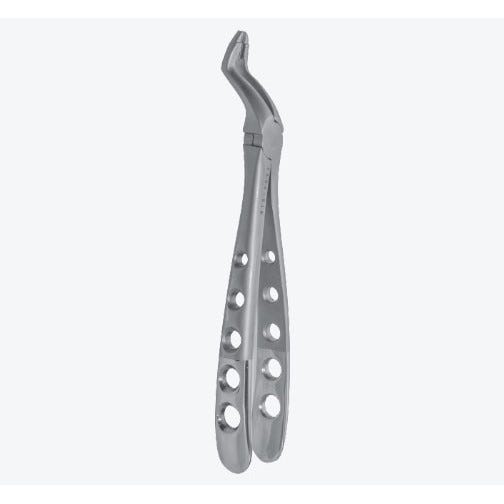Adult Plus Series Extracting Forceps, Upper Root, with Beveled and Serrated Beaks
