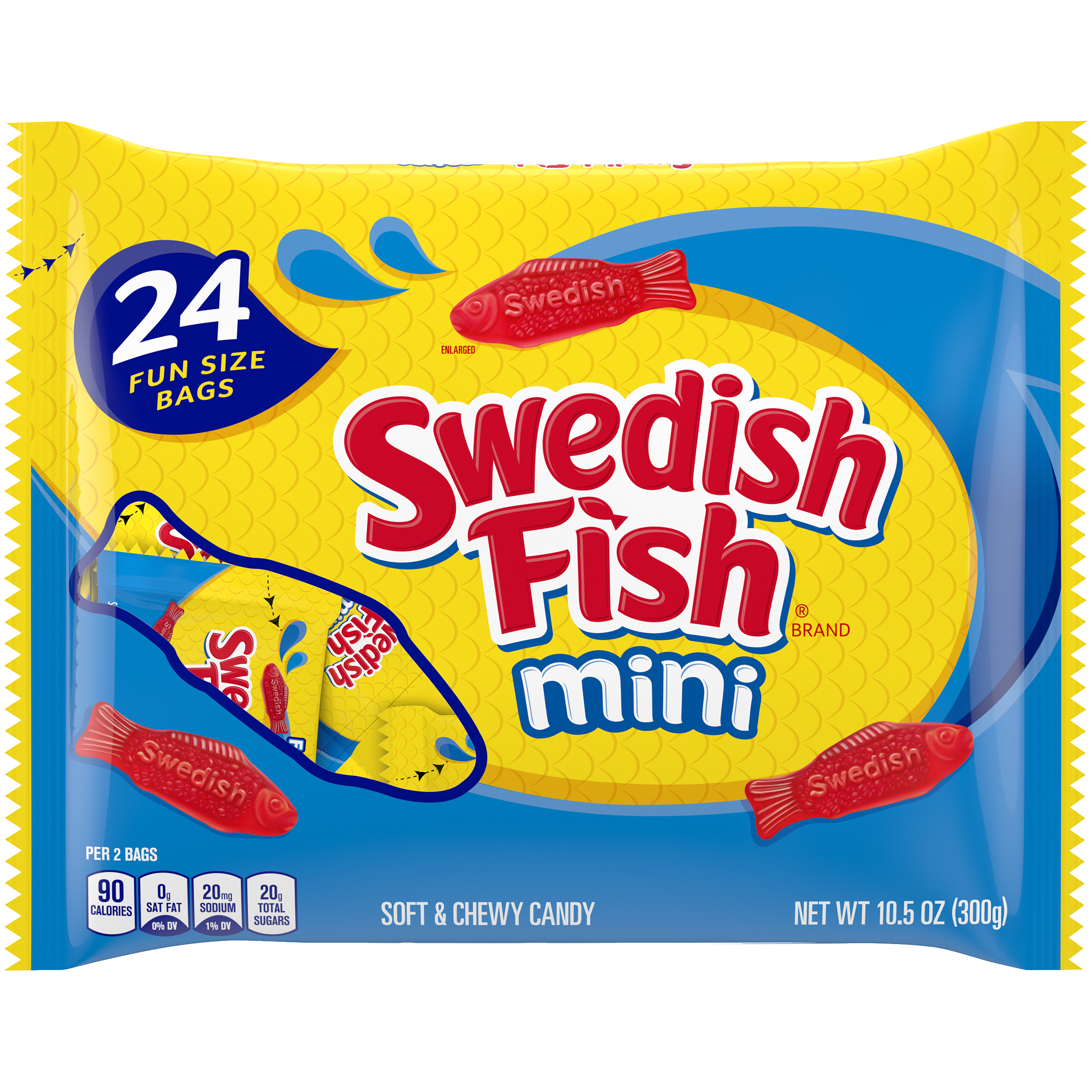SWEDISH FISH Mini Soft & Chewy Candy, 24 Snack Packs-thumbnail-1