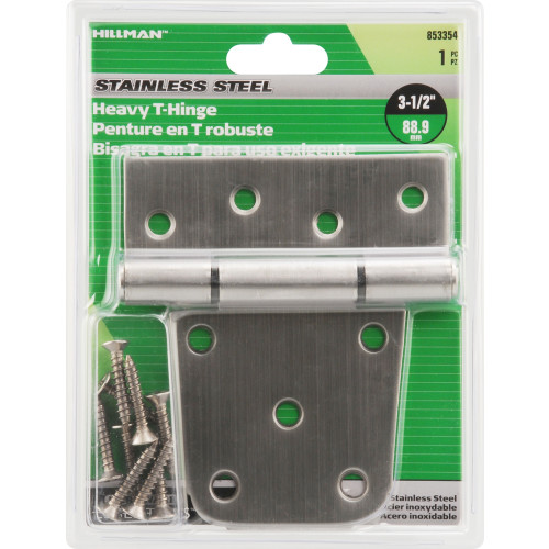 Hardware Essentials Heavy Duty THinge Stainless Steel (31/2")