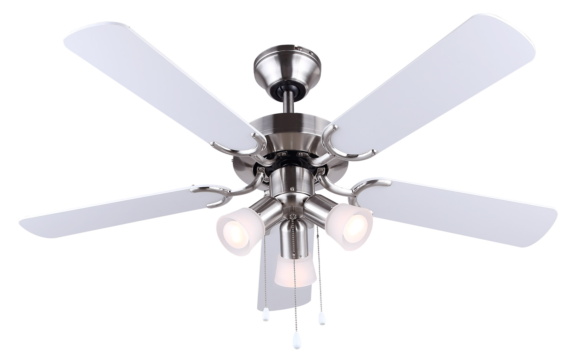 CFAN 42" OMNI 5 REVERSABLE BLADES WHT/GREY LED