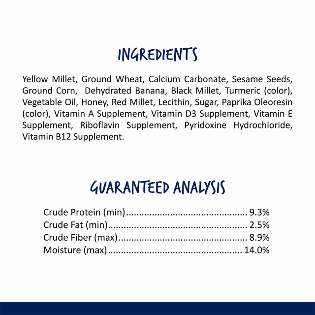 Nutrition-Image showing Crunch Sticks Sesame & Banana Flavor
