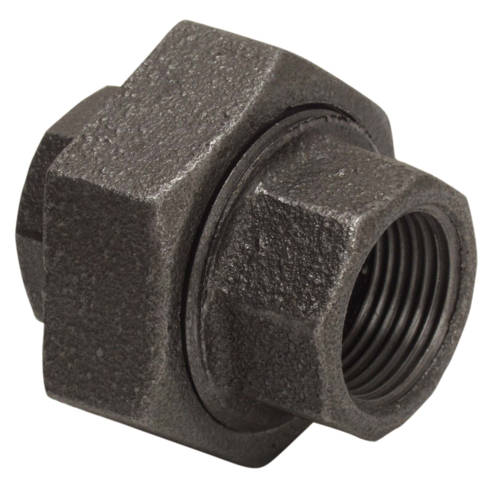 Wolverine Brass® 55160 BLACK IRON 150# UNION 1/2FIP