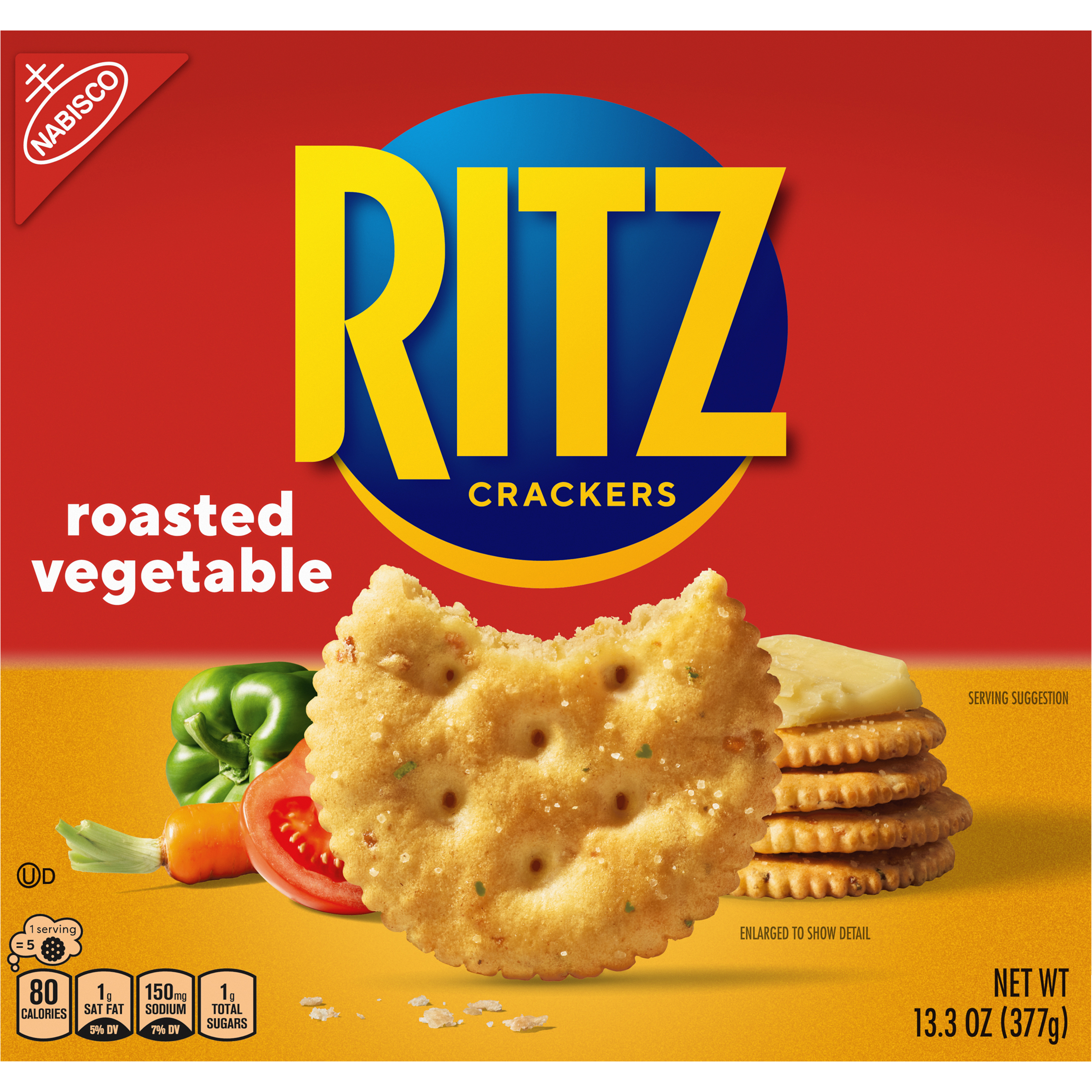 RITZ Roasted Vegetable Crackers, 13.3 oz-1