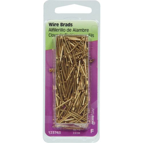 Anchor Wire Solid Brass Wire Brad Nails (3/4" x 18GA) 2 oz.