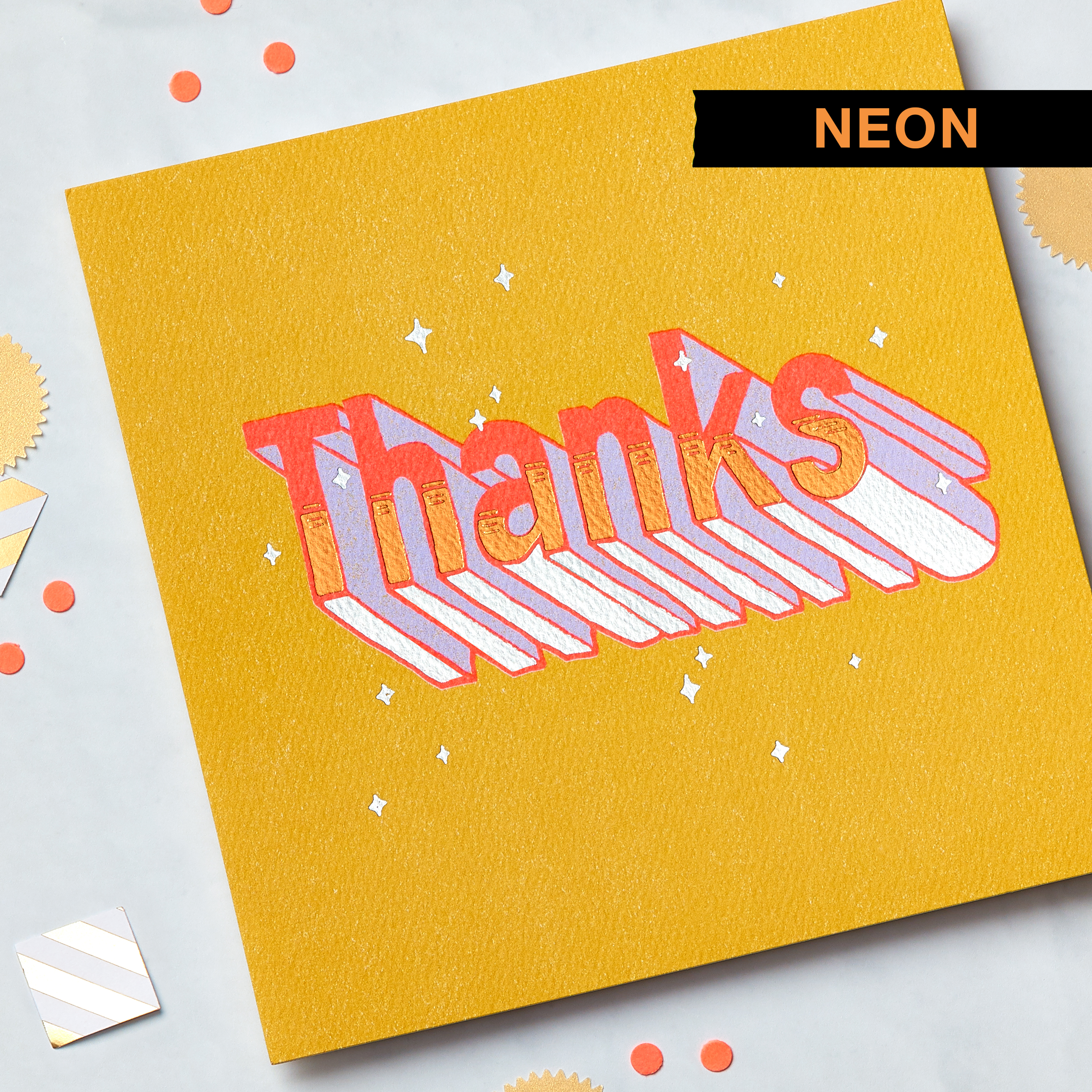 Thanks Thank You Greeting Card image