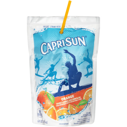  CAPRI SUN Orange Juice Pouch, 6 oz. Pouches (Pack of 40) 