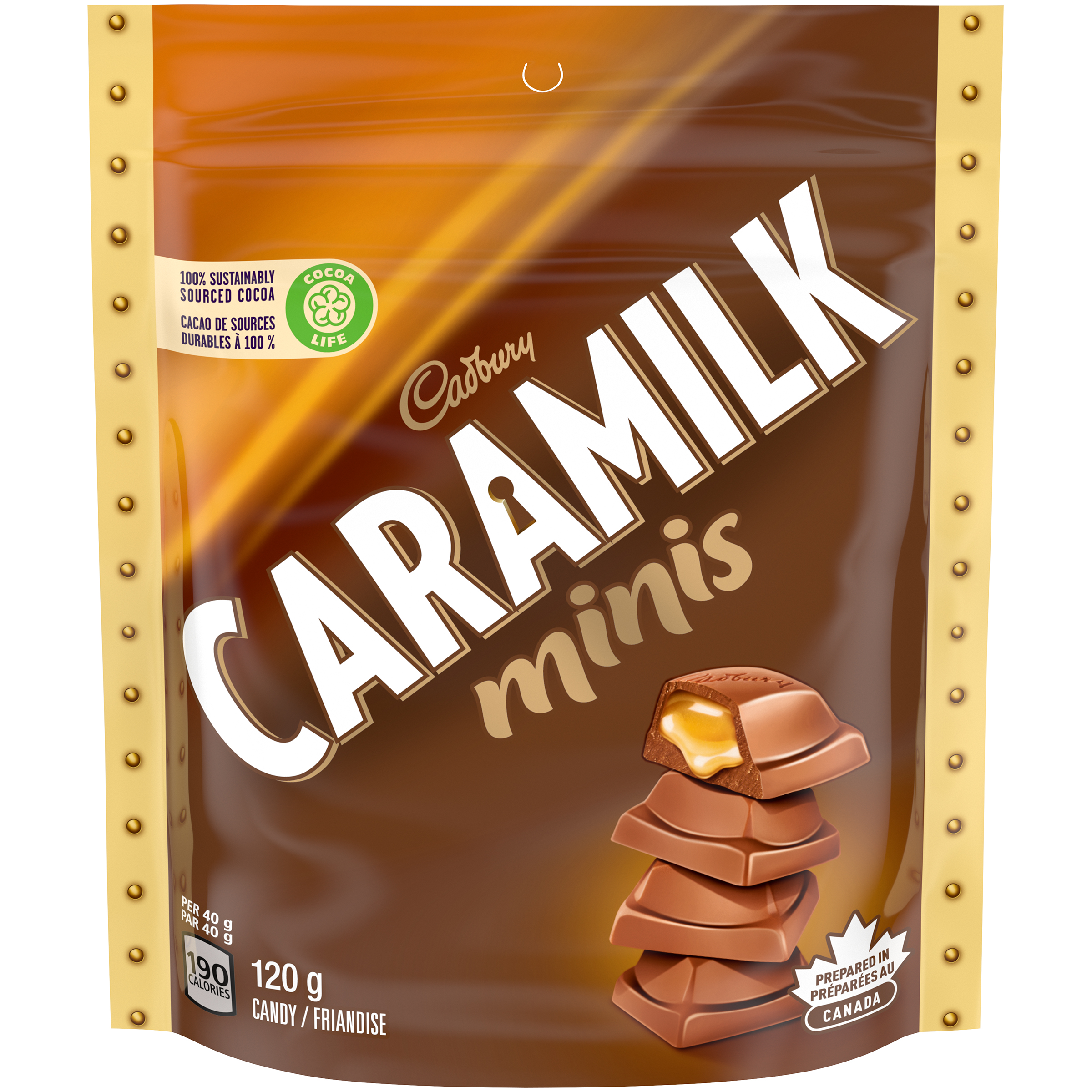 Caramilk Minis Chocolate Pieces 120 G
