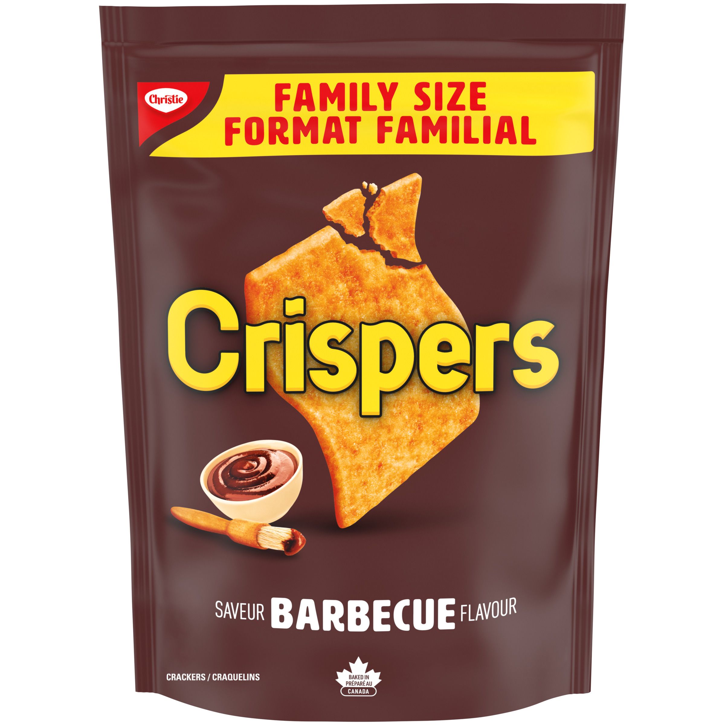 Crispers Barbecue Flavour Family Size Salty Snacks  240G-thumbnail-0