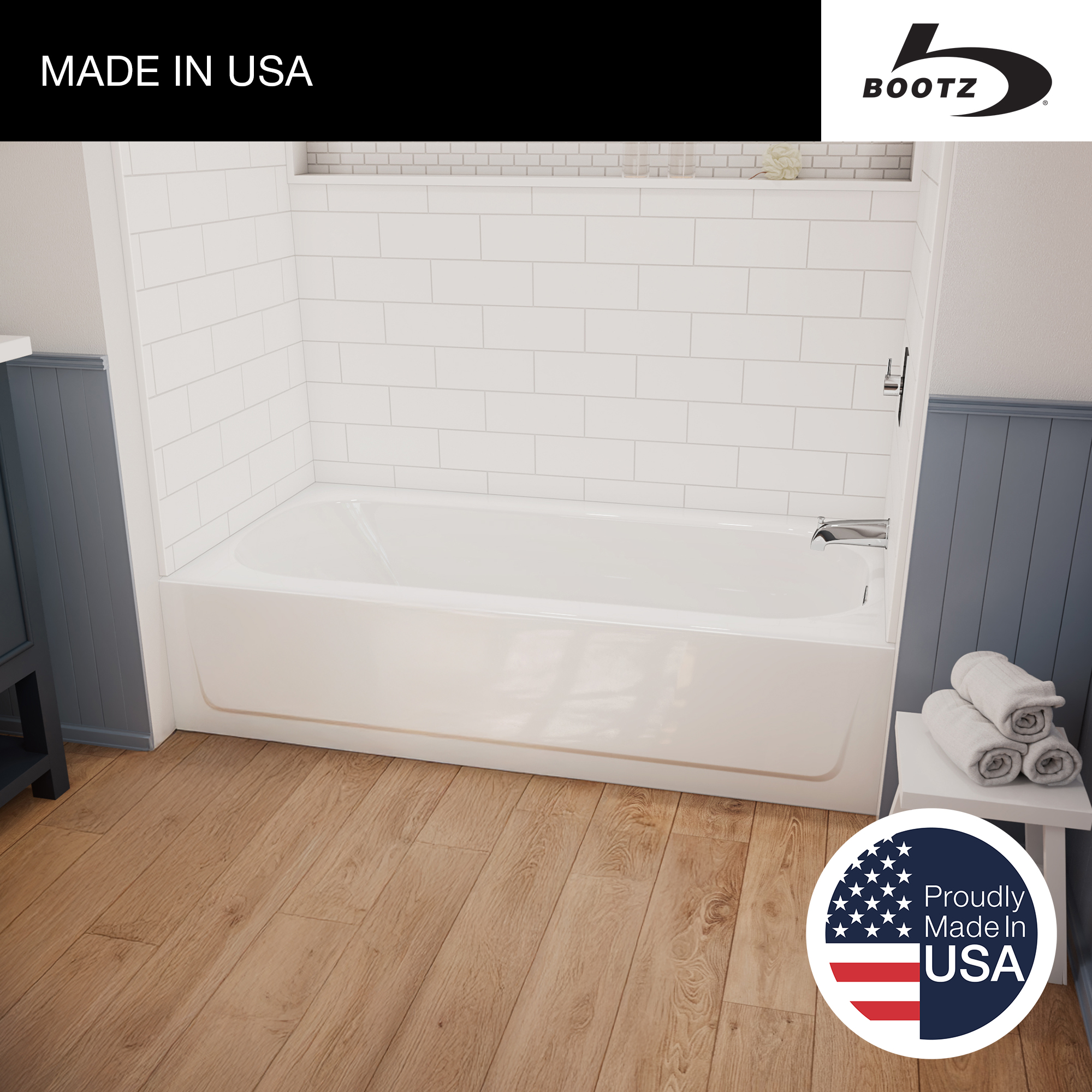 Proudly made and assembled in the USA