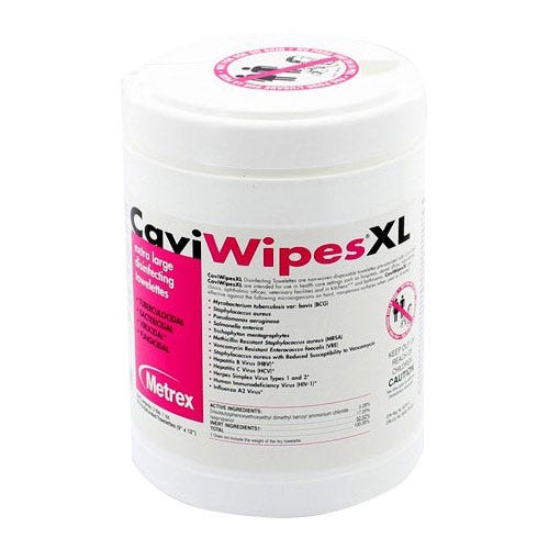 Caviwipe Germicidal Wipe XL 9 x 12" 65/Container