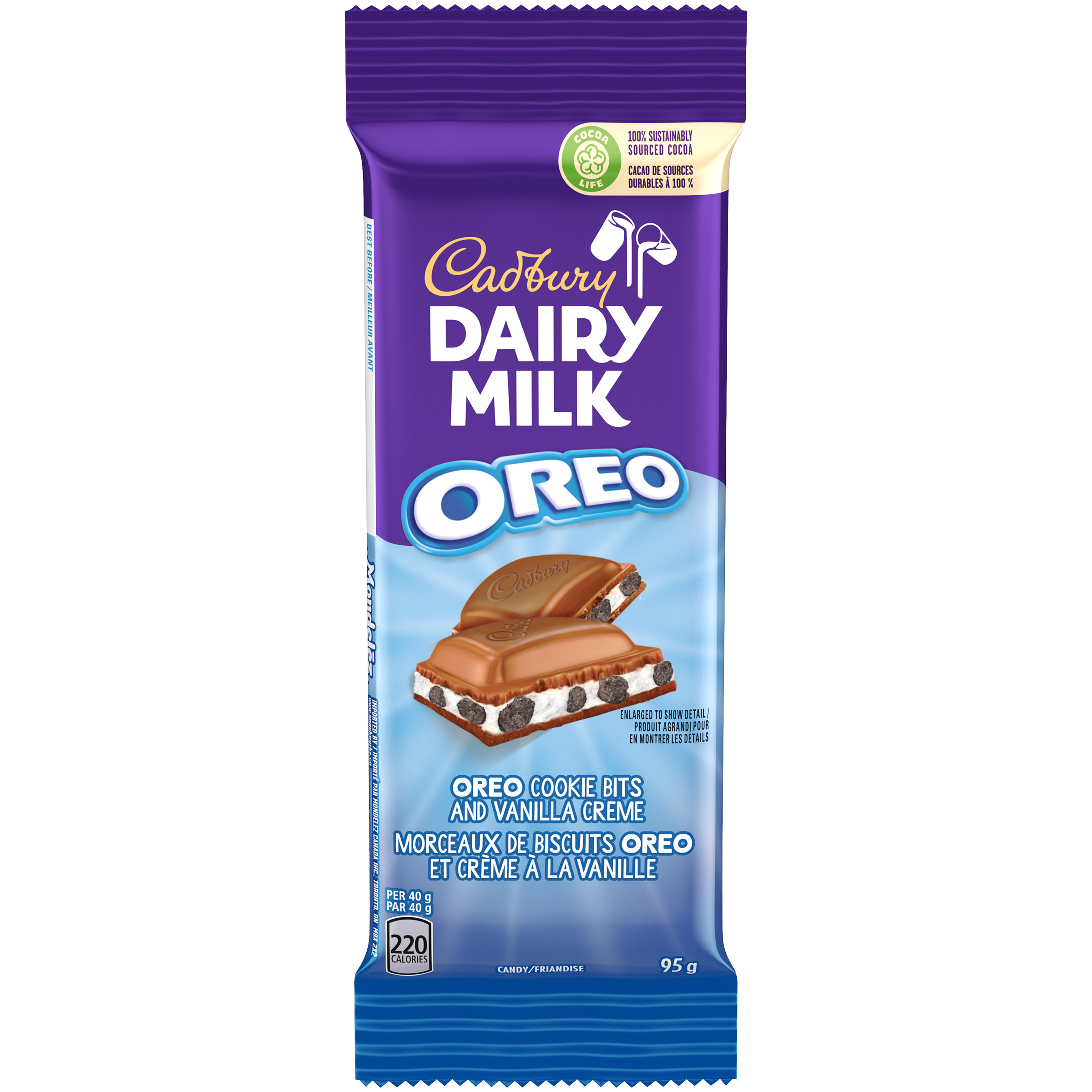 Cadbury Dairy Milk Oreo 95G Chocolate Bar-thumbnail-0