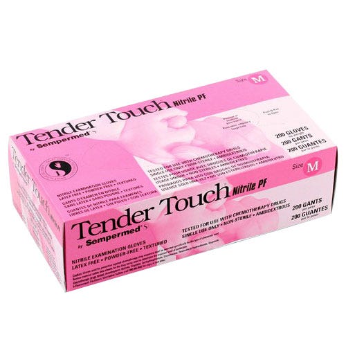 Tender Touch® 200 Medium Exam Glove Nitrile, Powder Free- 200/Box