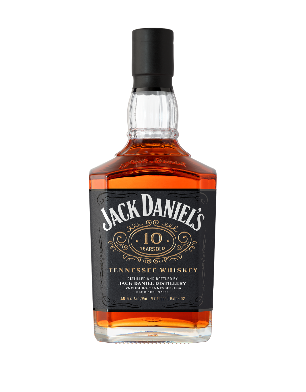 JACK DANIEL'S 10 YEAR OLD TENNESSEE WHISKEY