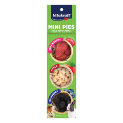 Image of Mini Pies Rabbit/Guinea Pig/Hamster Treat – 3 Pies  0.6 oz