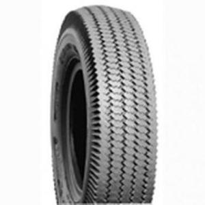 Foam Filled Tire with Flat Tread, 4.10-3.50-4, 2-1/2 Inch Bead-to-Bead