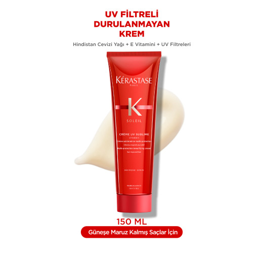 creme uv sublime saça nem kazandıran uv filtreli saç bakım kremi