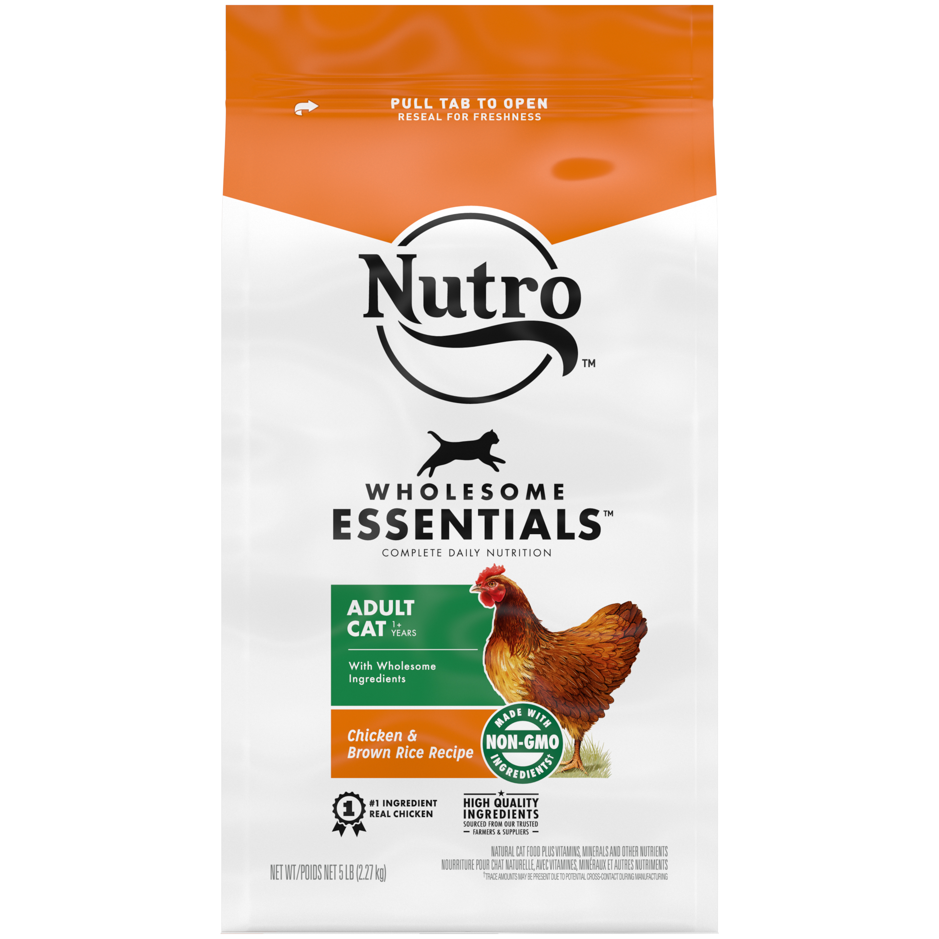5 Lb Nutro Adult Chicken/Rice Cat - Treats