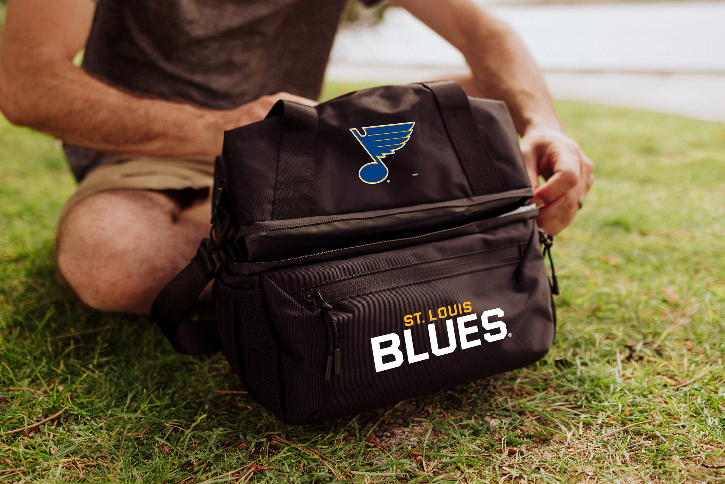 St Louis Blues - Tarana Recycled Lunch Bag Cooler with Utensils
