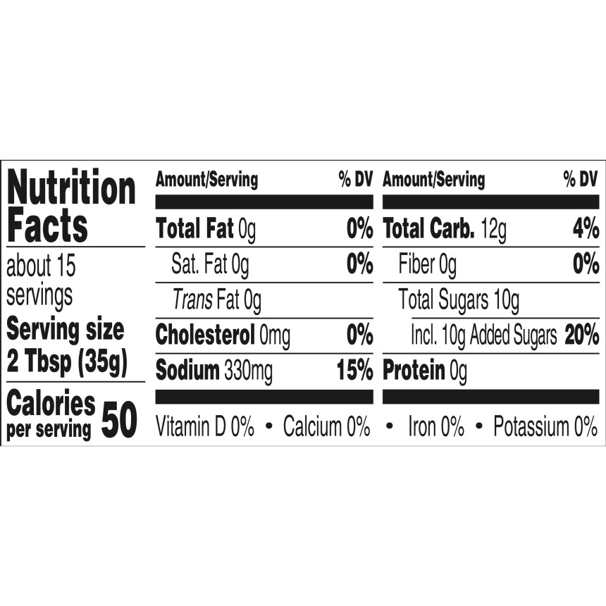 Heinz® Heinz Carolina Mustard Style BBQ Sauce, 18.7 oz Bottle Heinz®