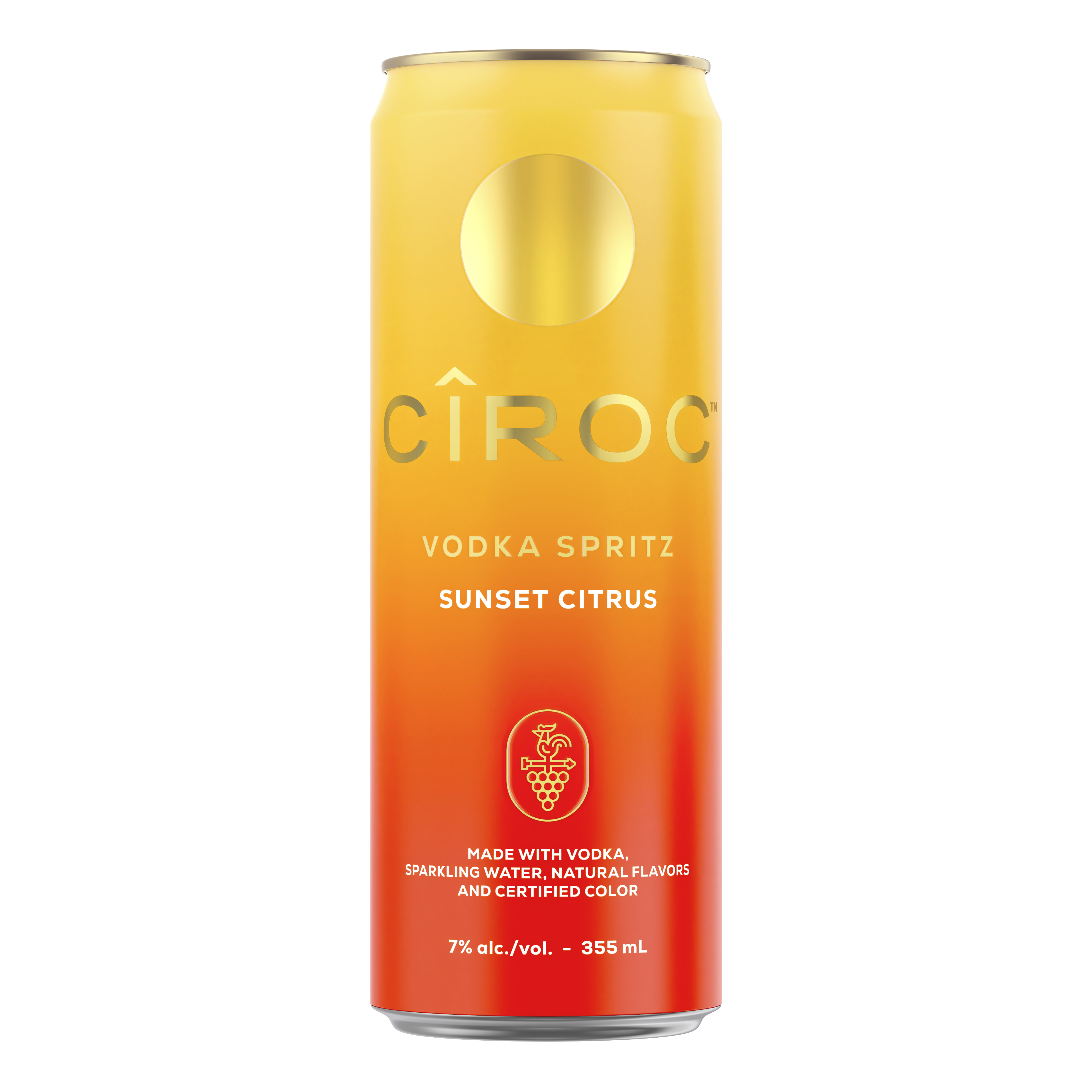 CÎROC VODKA SPRITZ SUNSET CITRUS VODKA COCKTAIL