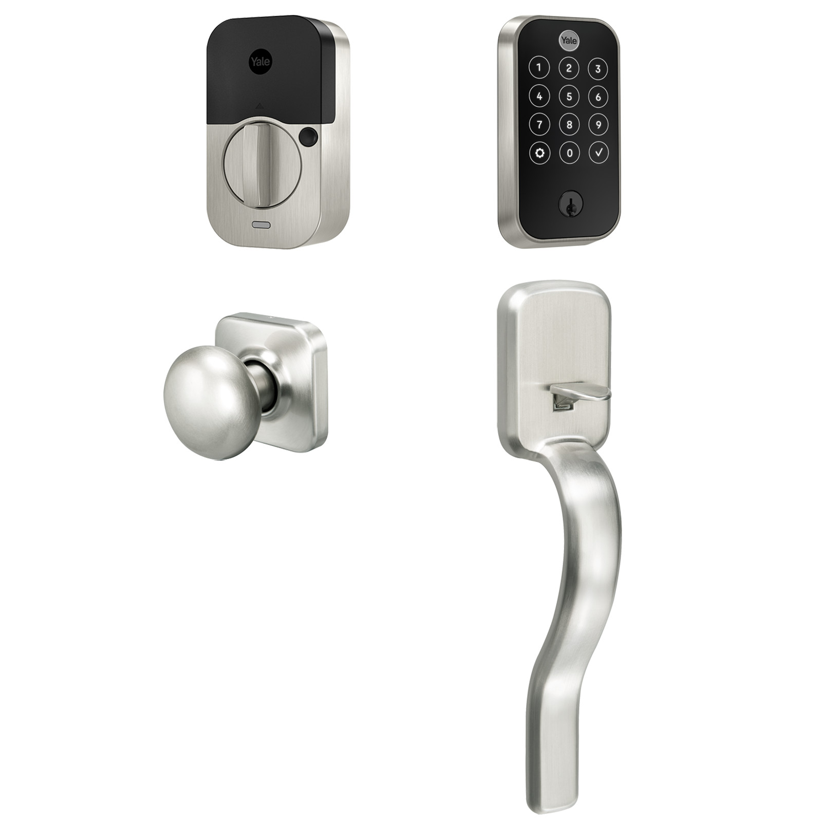 Yale Assure Lock 2 Touch with Wi-Fi and Ridgefield Handle_1
