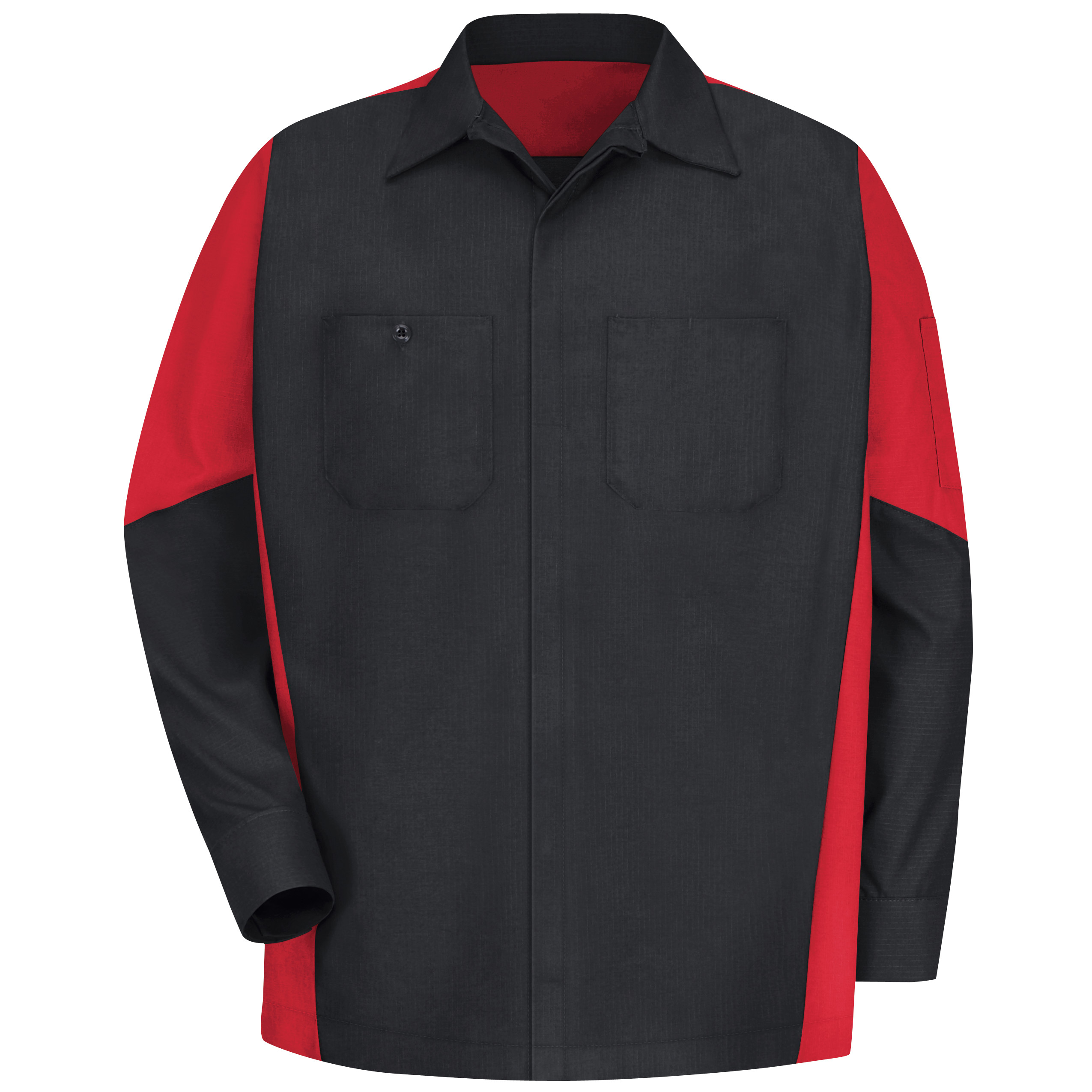 Picture of Red Kap® SY10 Men's Long Sleeve Two-Tone Crew Shirt