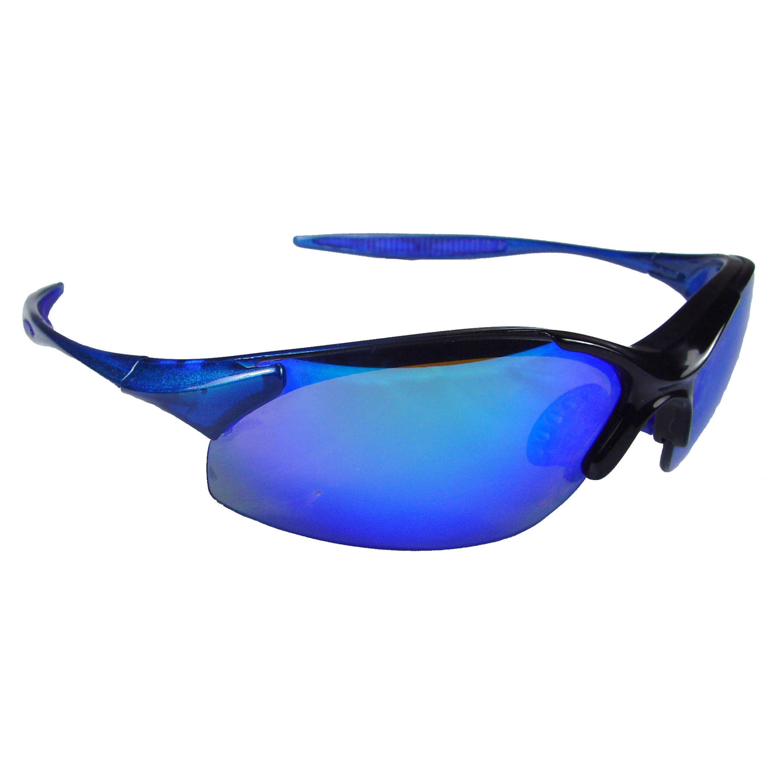 Rad-Infinity Safety Eyewear - Blue Frame - Blue Mirror Lens