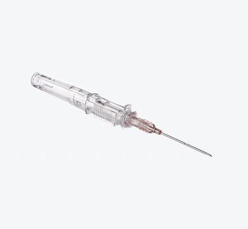 ViaValve® Safety IV Catheter, 24G x 5/8", Straight Hub - 50/Box