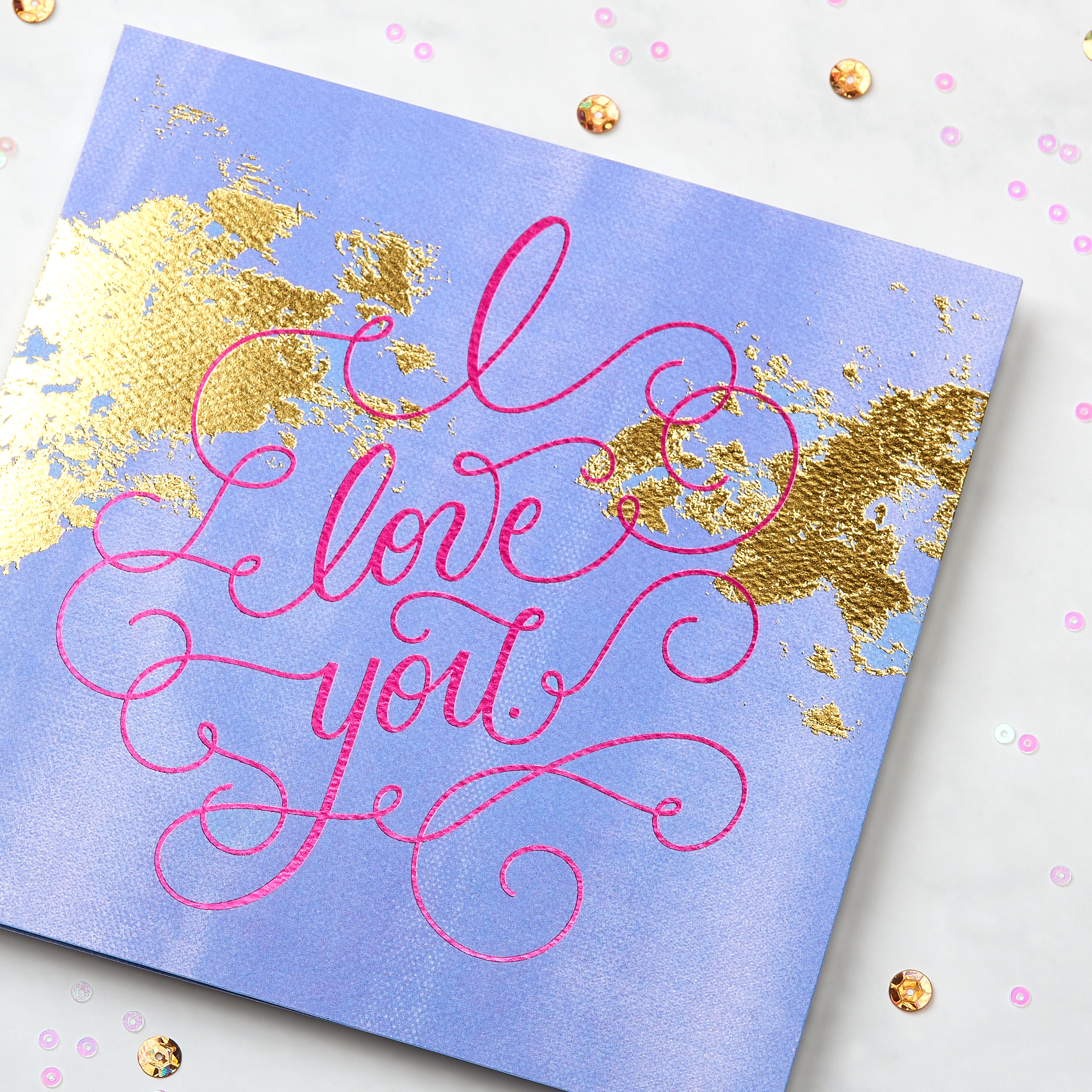 Love You Greeting Card - Romantic, Anniversary, Thinking of You image