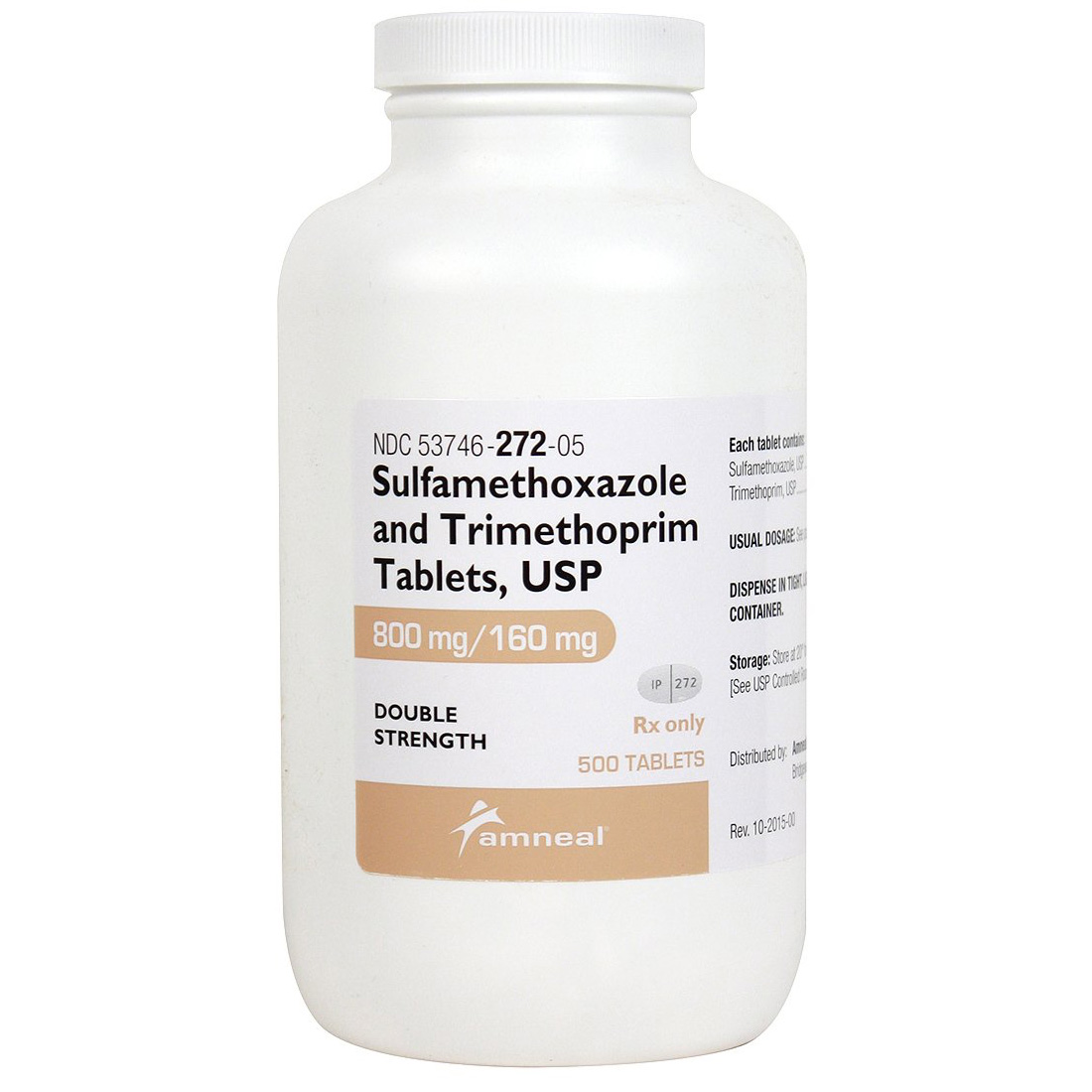 Sulfamethoxazole/Trimethoprim 800/160mg Tablets - 500/Bottle