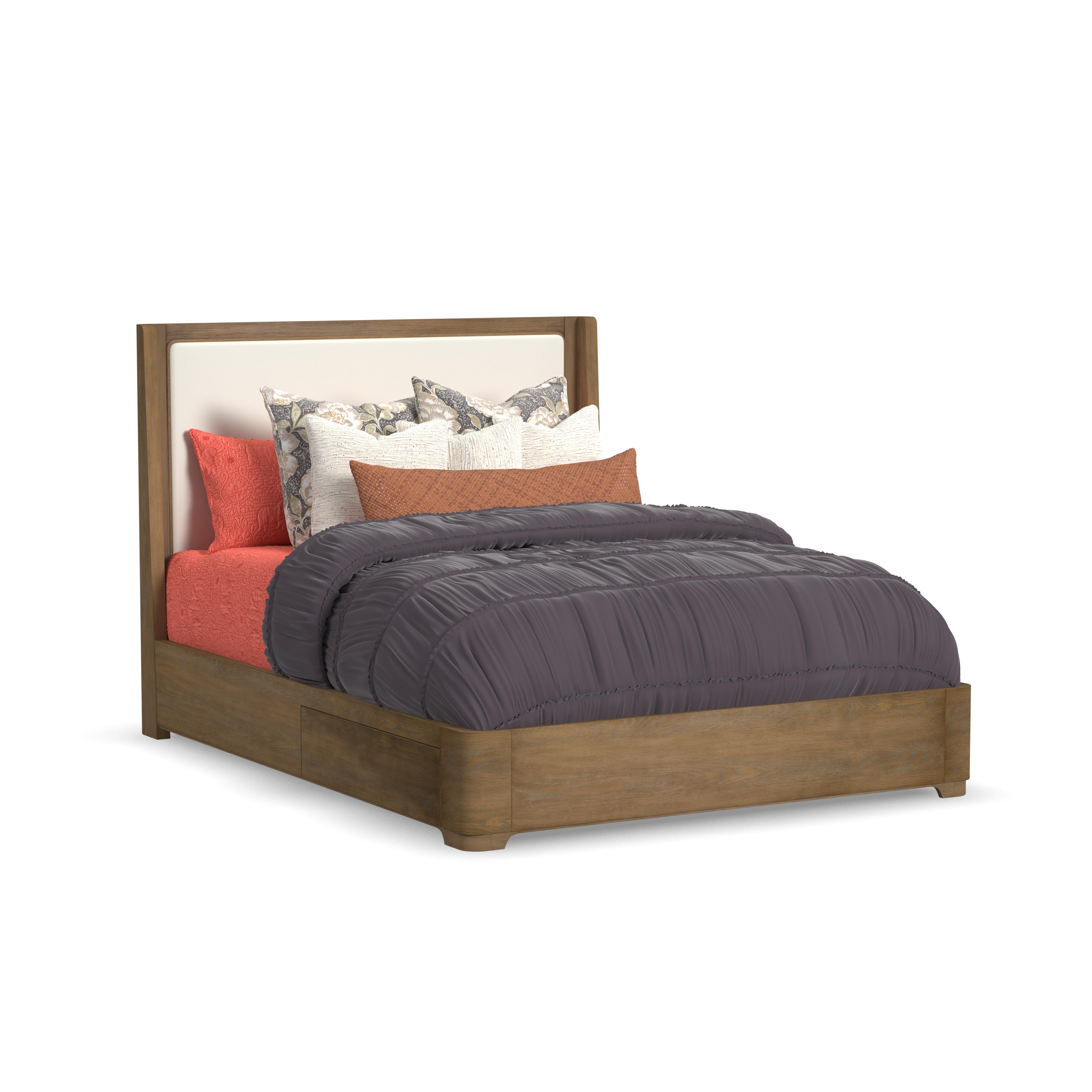 Flexsteel Normandy Queen Upholstered Storage Bed