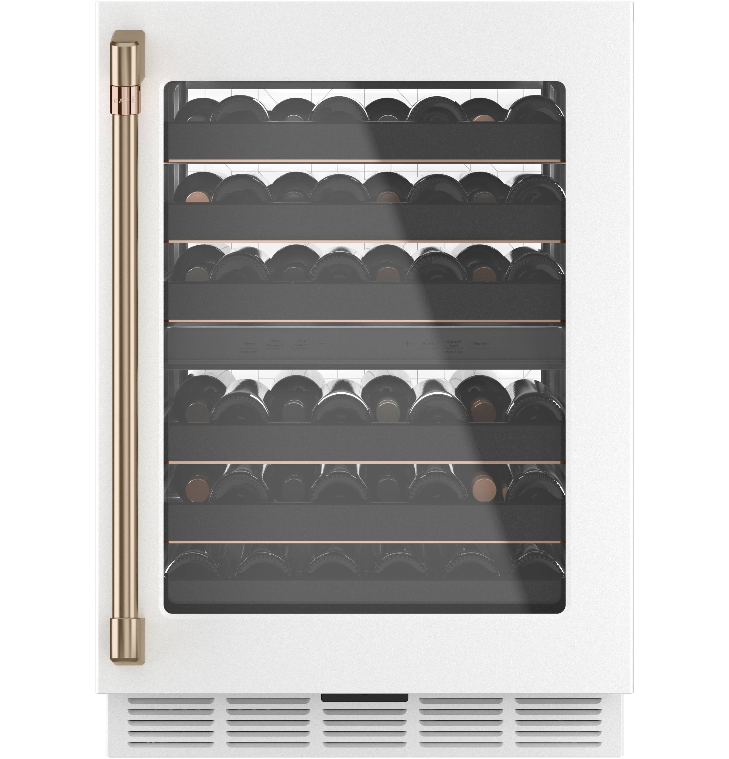 24" Width — B/I Capable — 46 Bottles — Dual Zone — LED Light Wall — Magnum Bottle Shlvng — ADA Compliant — Connectable via built-in WiFi