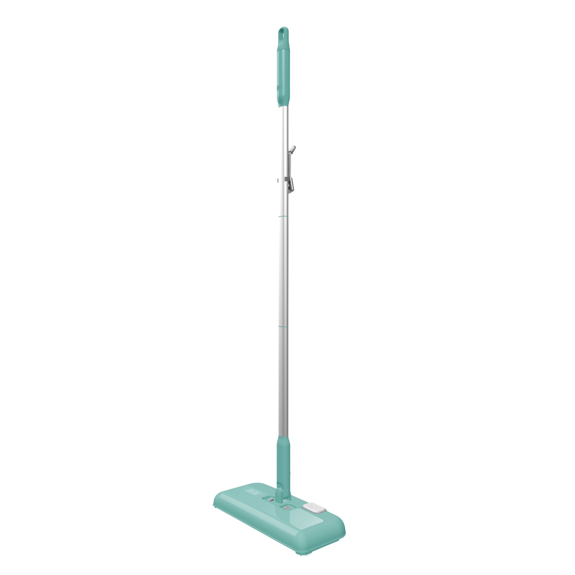 Profile of powered floor sweeper.