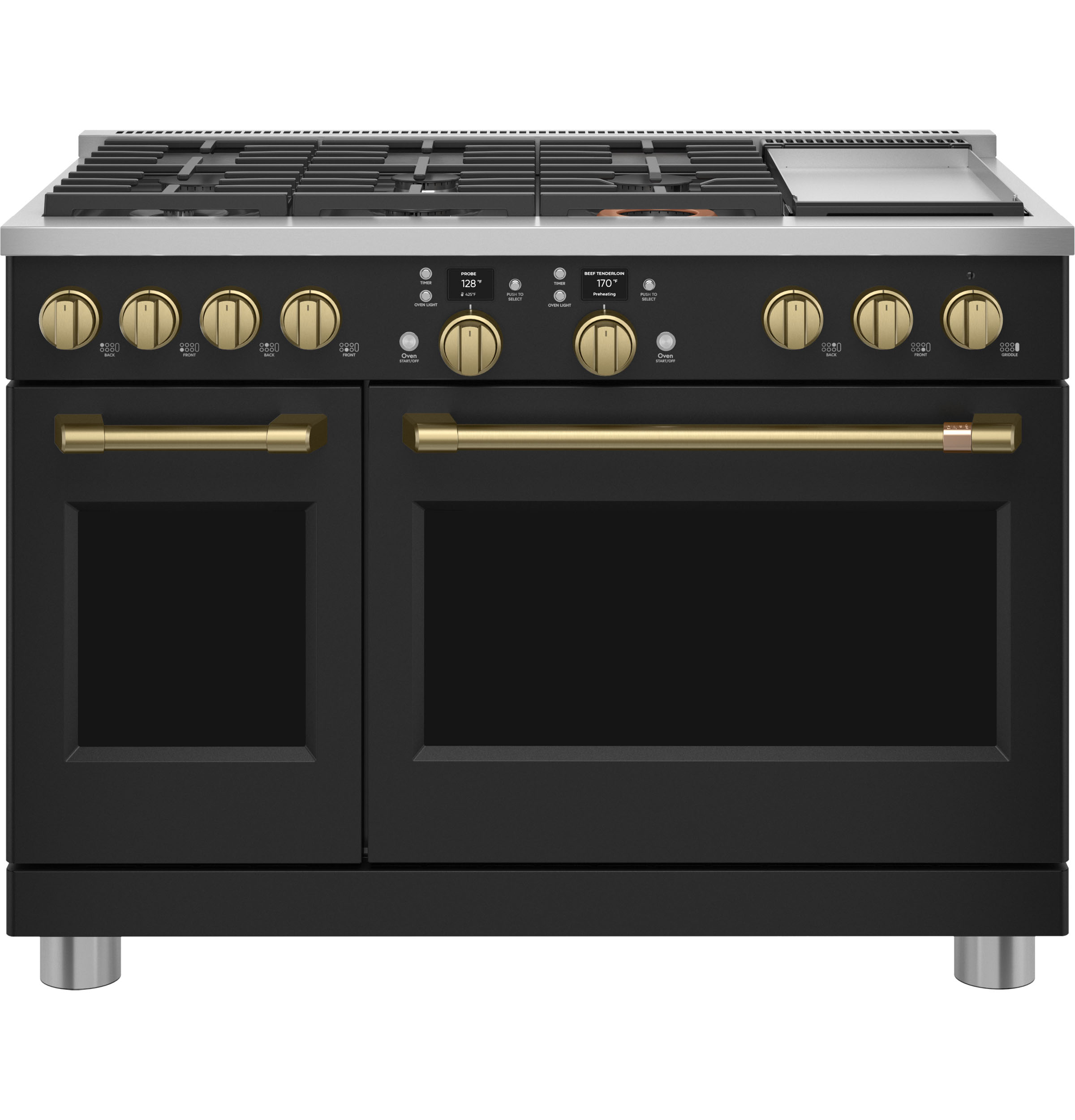 Pro RG — 48" — Knobs,Hndls — Brushed Brass — Not Connectable view 4