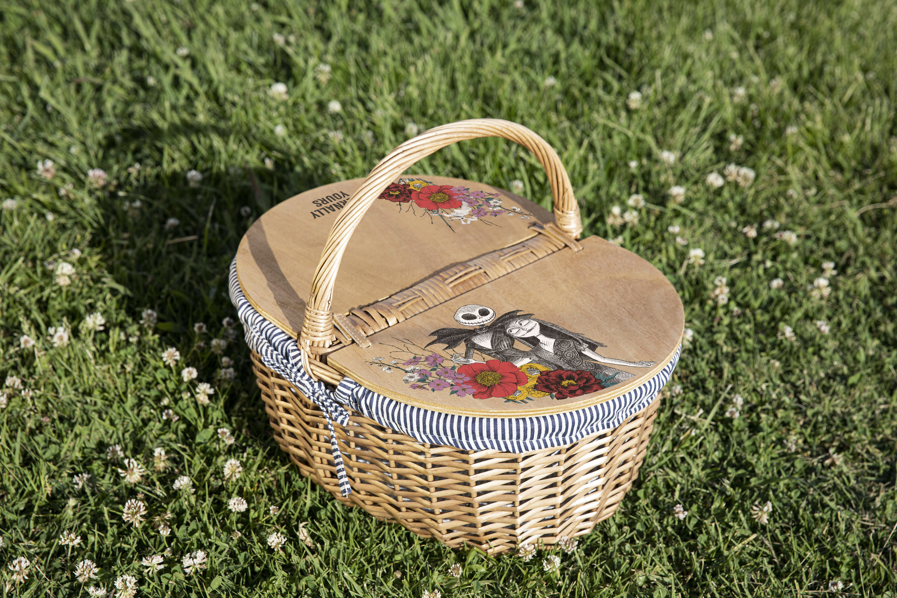 Nightmare Before Christmas Jack & Sally - Country Picnic Basket