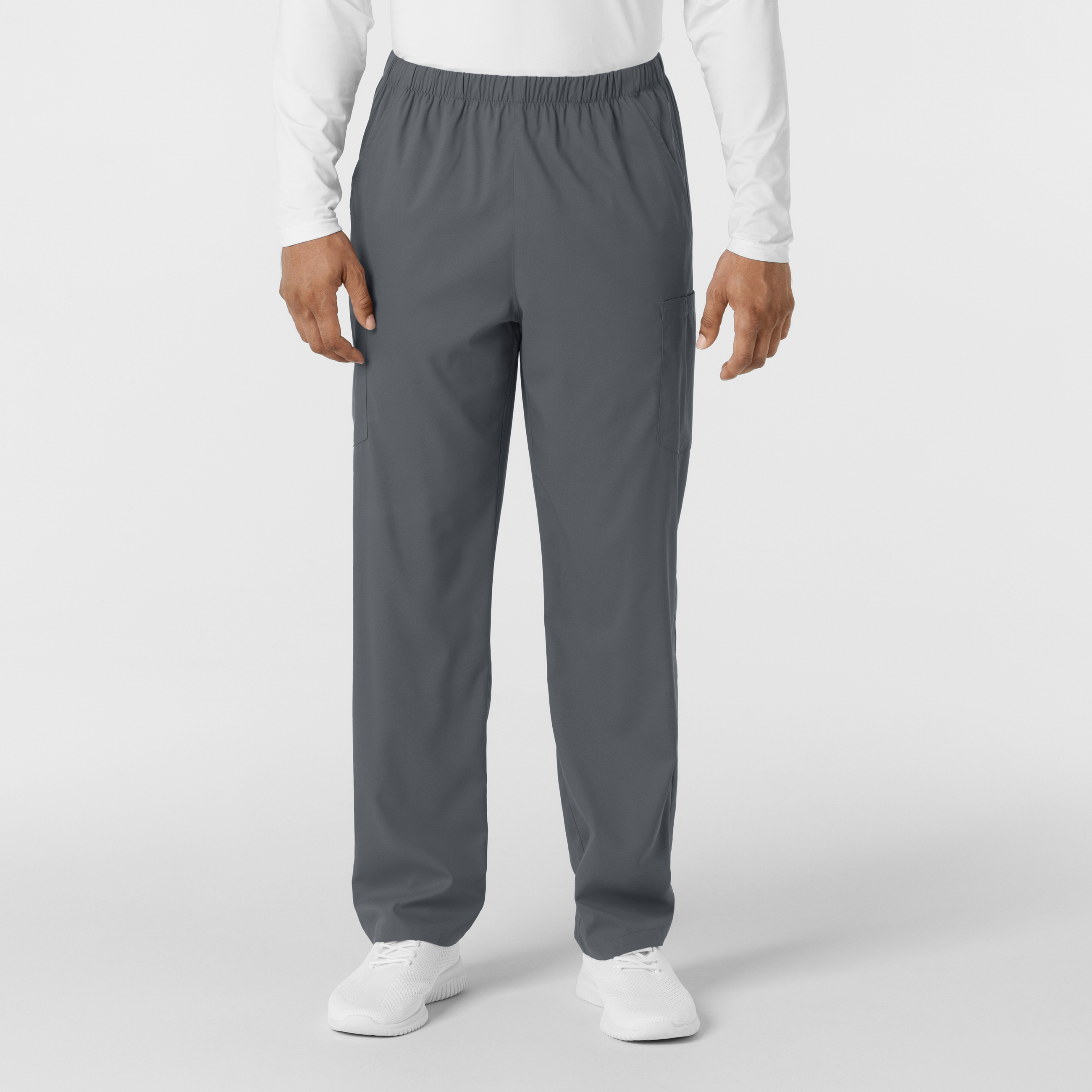 Boundless 5051 NEW Unisex Straight Leg 6 Pocket Cargo Scrub Pant with Elastic Waist-Wonder Wink