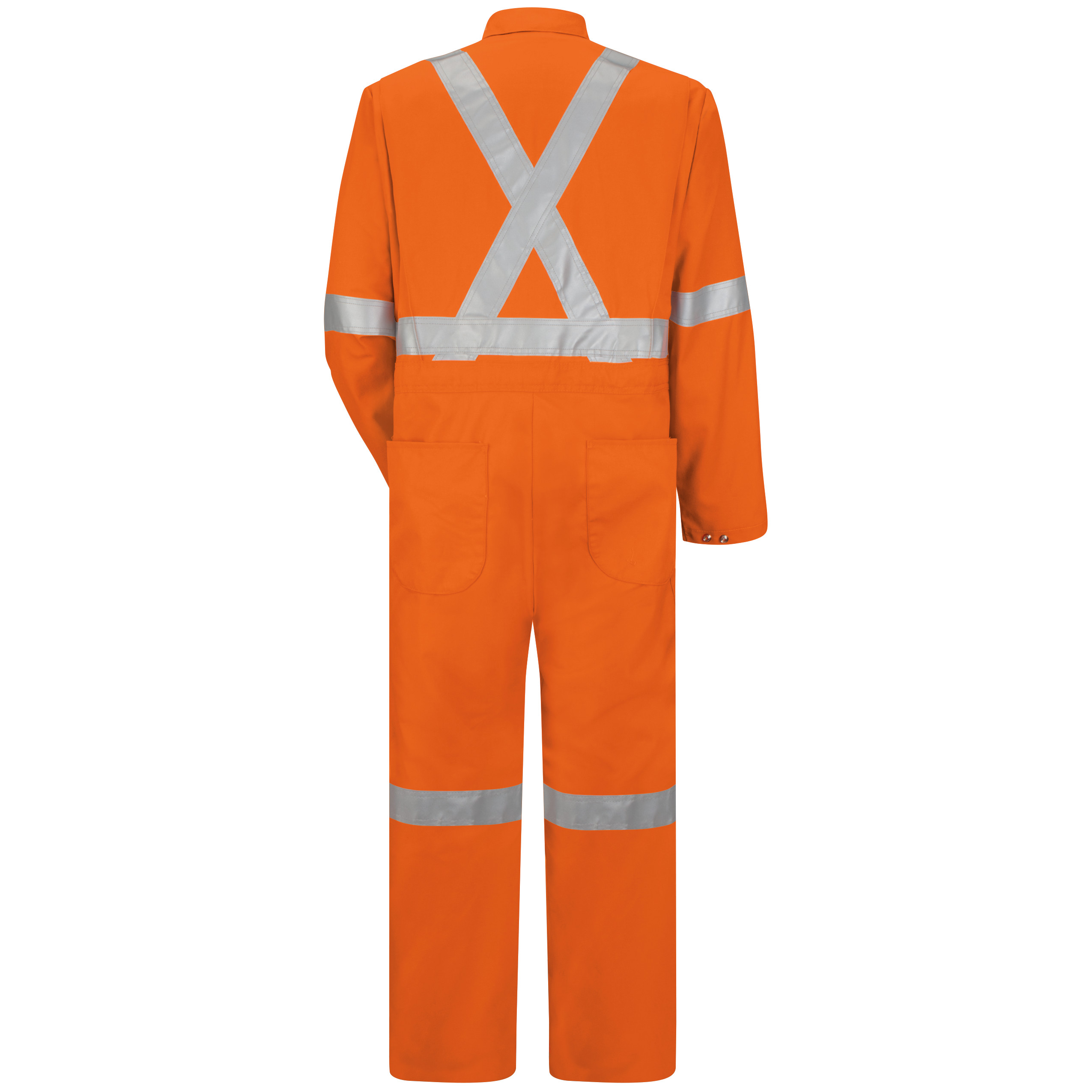 Picture of Red Kap® CT5S Hi-Visibility Zip-Front Coverall With CSA Compliant Reflective Trim